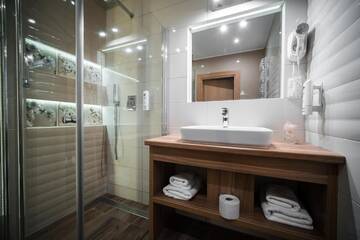 Фото номера Двухместный номер с 1 кроватью или 2 отдельными кроватями Отель Hotel Coloseum г. Ярослав 7